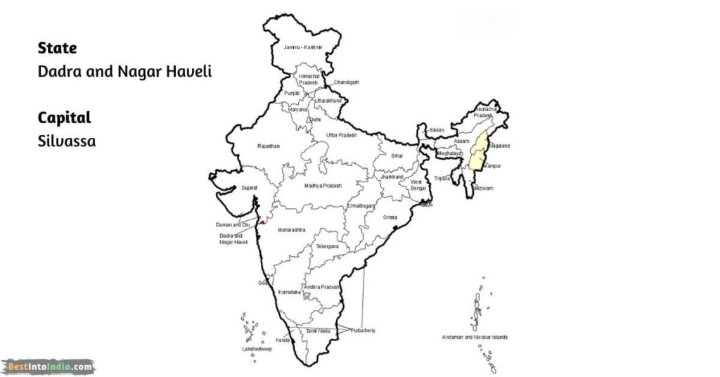 Dadra and Nagar Haveli map