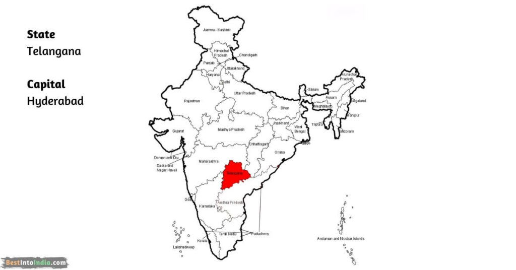 Telangana map