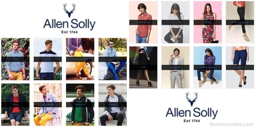 Allen Solly is an Indian Clothing Brands