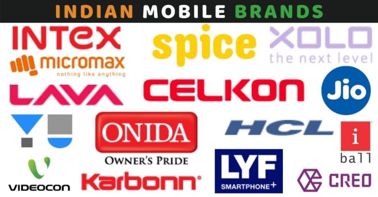 Top 15 Indian Mobile Brands and Companies with Model